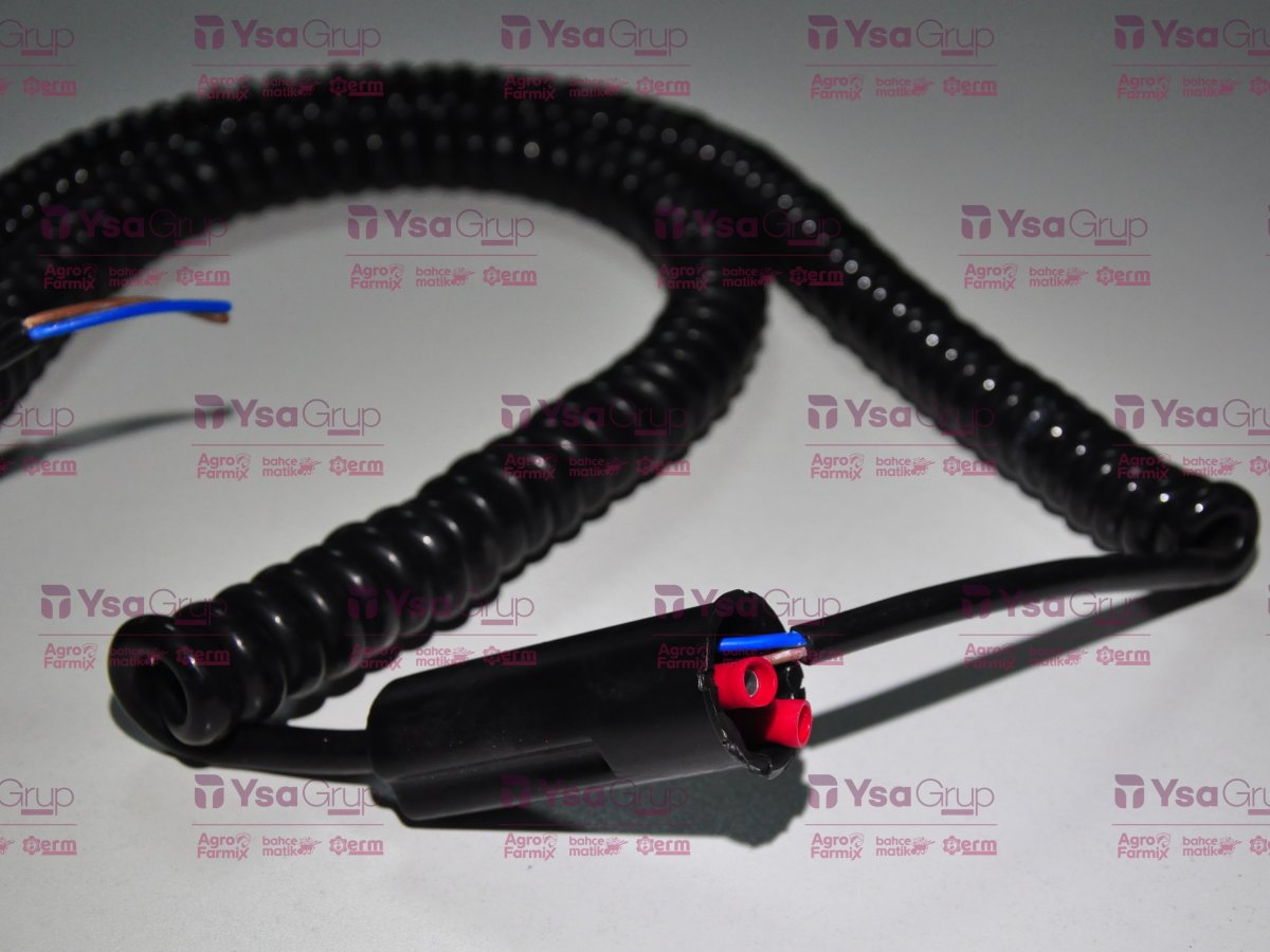 PUR KABLO 2x1,5 SPİRAL TELESKOPİK BORU İÇİ-4 METRE