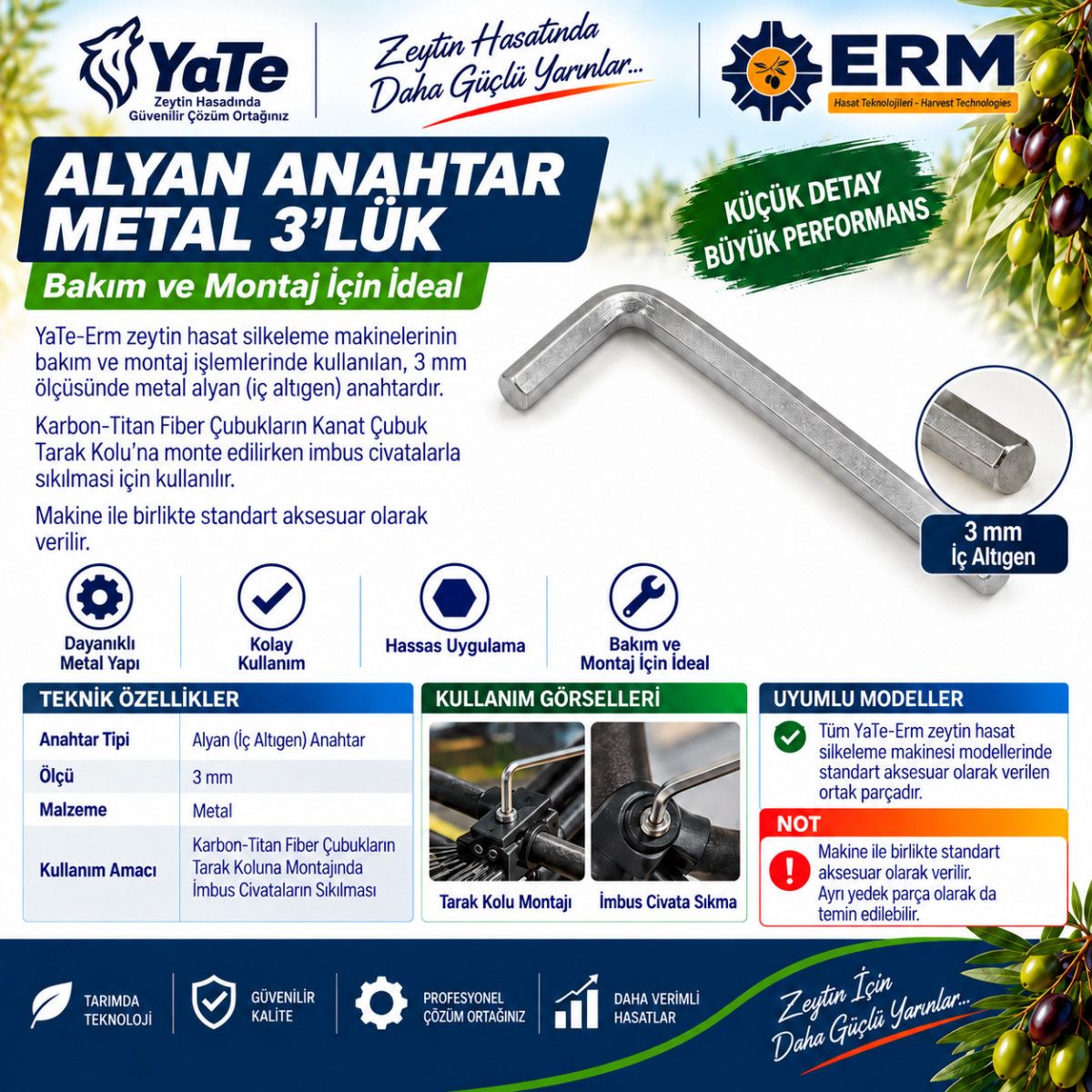 ALYAN ANAHTAR METAL 3-LÜK 
