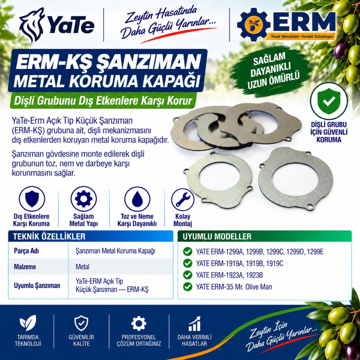  ERM-KŞ ŞANZIMAN METAL KORUMA KAPAGI